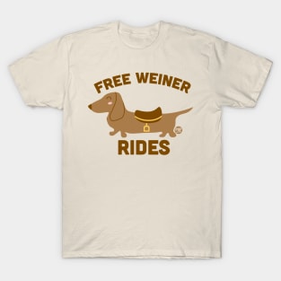 FREE WEINER RIDES T-Shirt